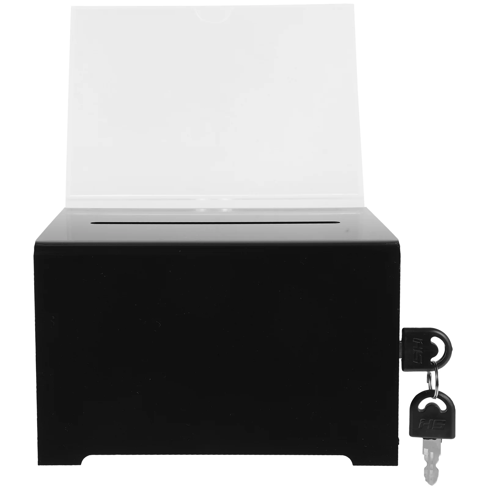 Wedding Lucky Acrylic Donation Box Fundraising Boxes Jar Letter Post Container for