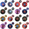 Round Shield Aluminium Fidget Spinner Superhero Fast Bearing Finger Hand Spinner Adult Stress Relief Toy Anti Stress Fidget Toys 2
