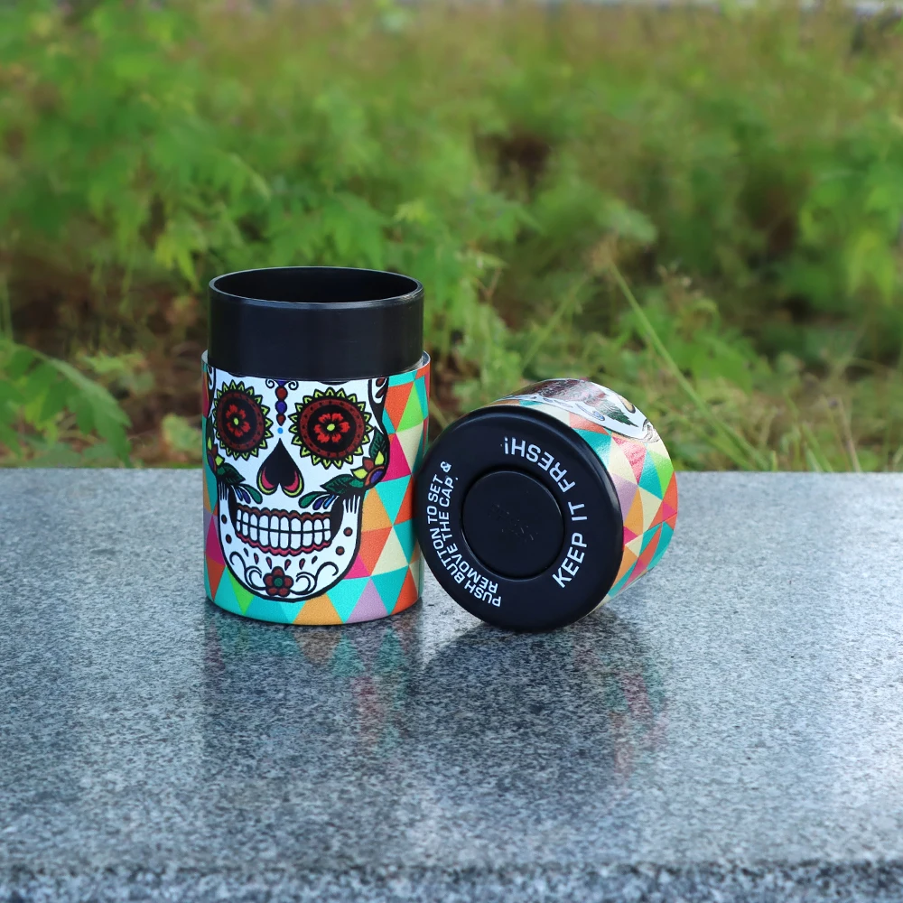 Plastic Vacuum Stash Jar Acrylic Vacuum Jar_voghion.com