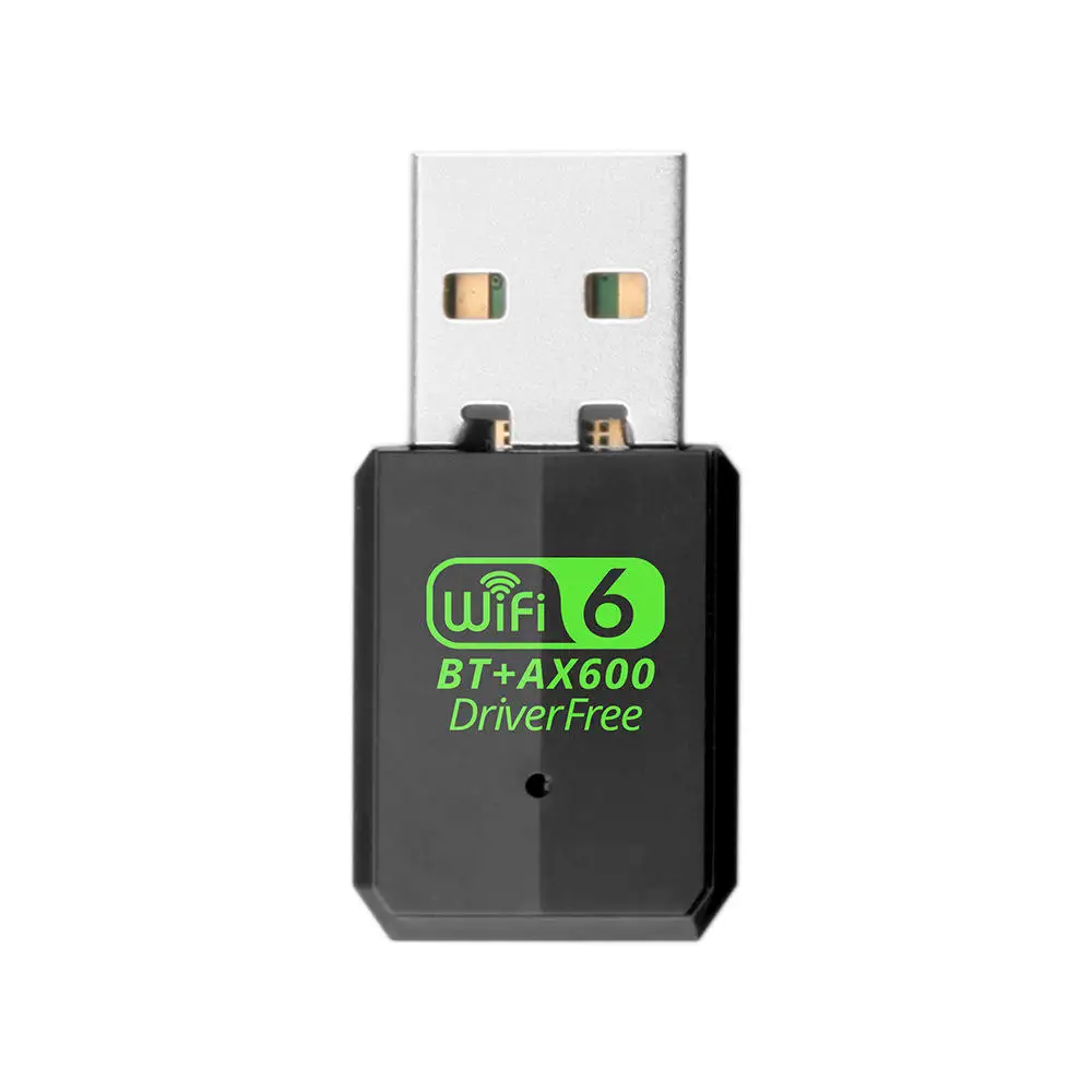 AX600 WiFi6 블루투스 5.4 2in1 USB 어댑터 듀얼 밴드 2.4G 5GHz 드라이버 불필요 네트워크 카드 AP 모드 데스크탑 노트북 윈도우 10 11용