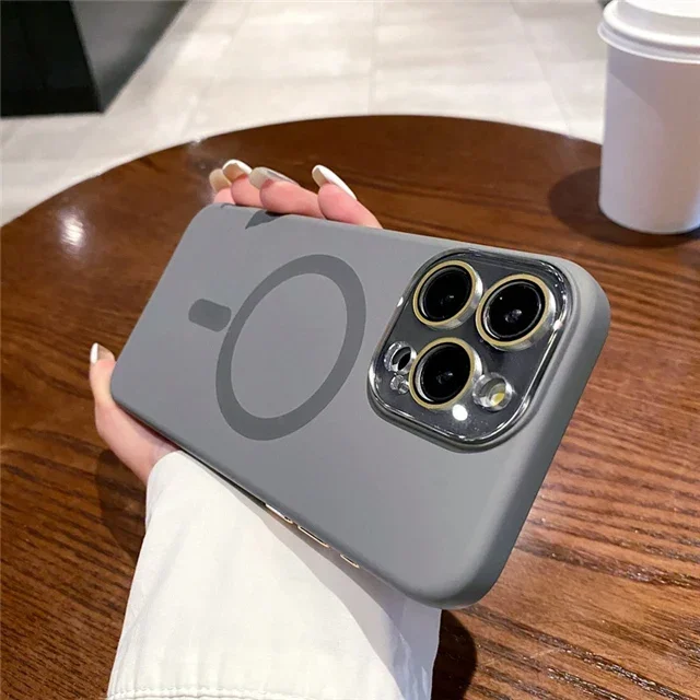 Premium Liquid Silicone Magnetic Lens Protective Cover