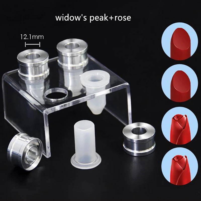 4 Cavities Simple Design DIY Makeup Cosmetics Lipstick Mould Silicone Lipstick Mold Making Tool 2