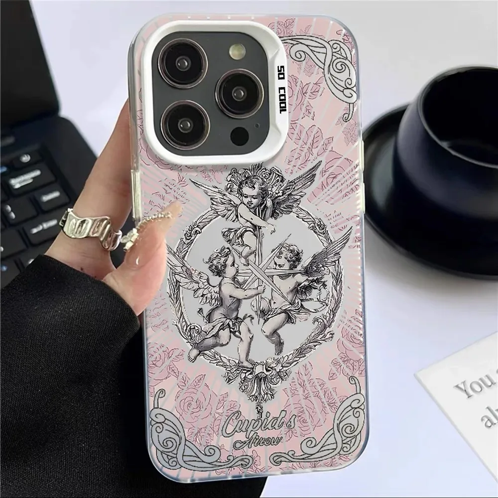 European Vintage Cupid Angel Phone Case