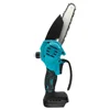6Inch Mini Electric Saw Brushless Cordless Chainsaw Handheld Woodworking Garden Tools Logging Cutter For Makita 18V Battery 2