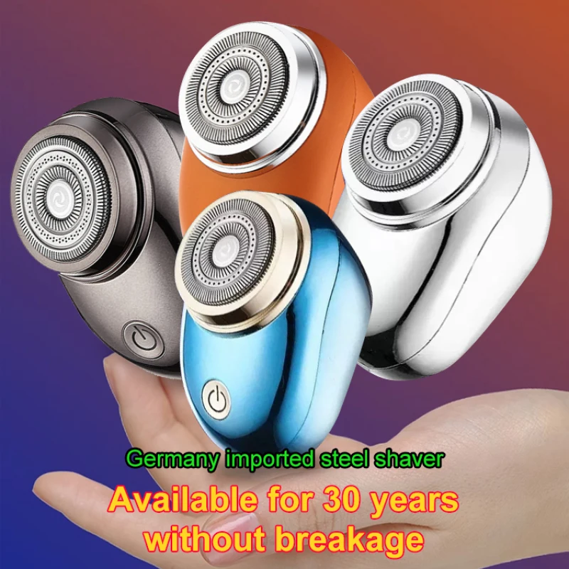 Mini Portable Electric Shaver Men Multi-Function Waterproof USB Rechargeable Shaver