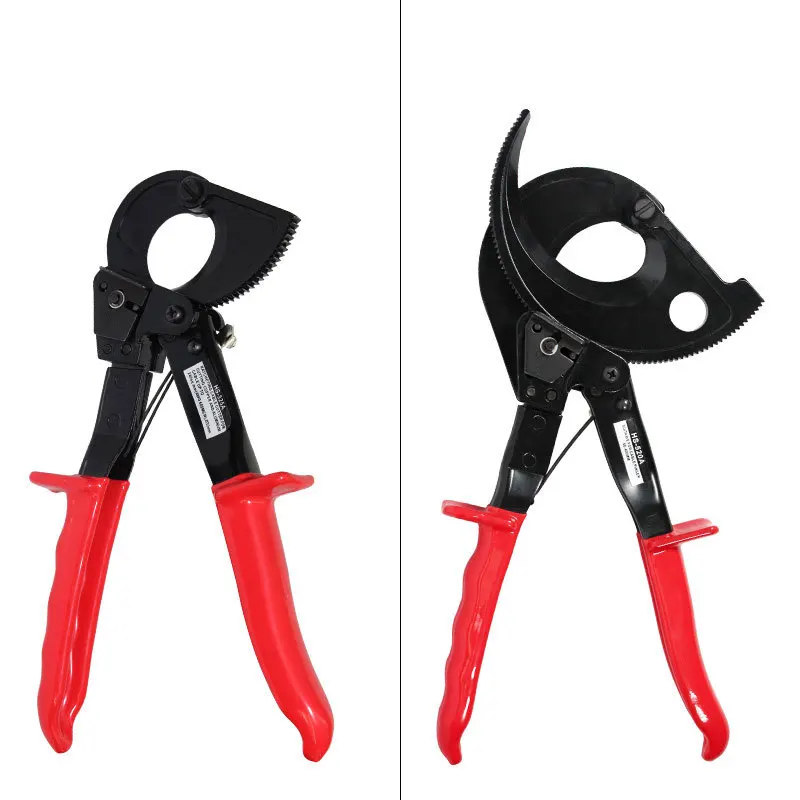 

Pliers Stripper Ratchet Cable Cutter HS-520A Scissors 325A 400mm2 Copper Aluminum Shear Wire Cut Cutting Pliers Nipper Hand Tool