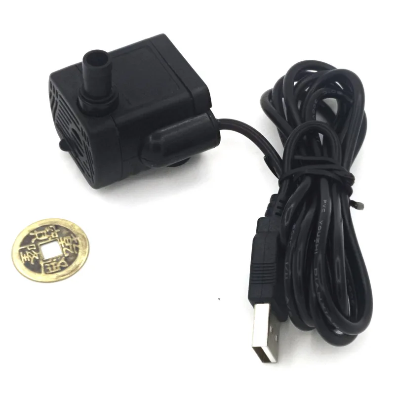 DC3.5V~9V USB Solar Micro Submersible Pump 3W 200 L/H 8mm Outlet Aquarium Fish Tank Fountain Pond Pump