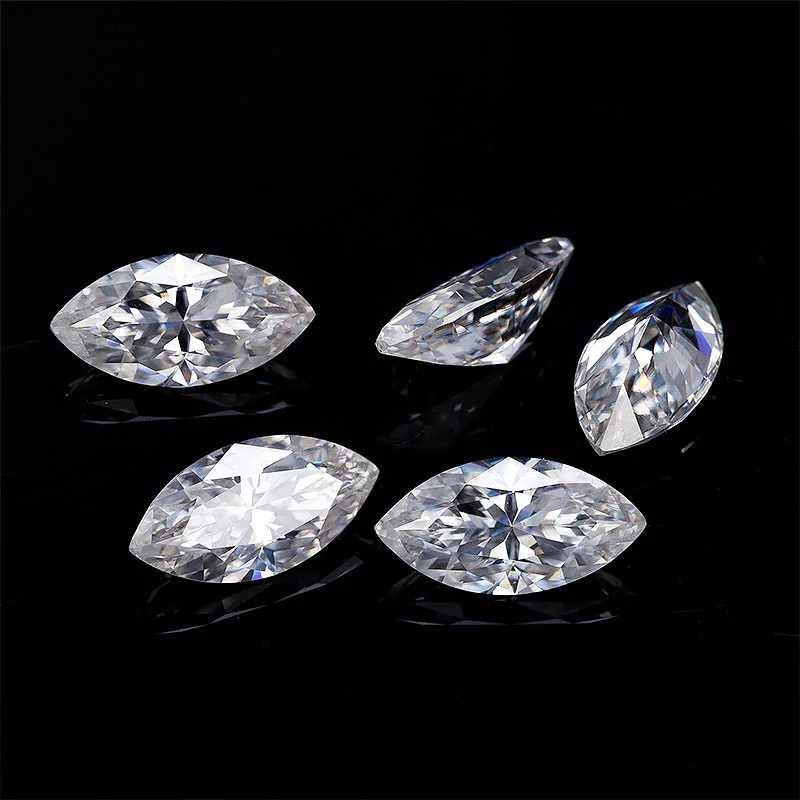 Moissanite Stone Wholesale Extremely Shiny Quality Multiple Shapes Top D Color Vvs1 Jewelry Making Materials with GRA Certified 4