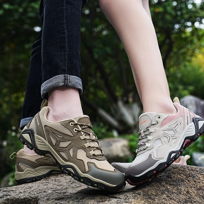 New Brand Hiking Shoes Men Women Breathable Outdoor Sneakers Man Non-slip Rock Climbing Shoes Men Trekking Sneakers Size 36-46