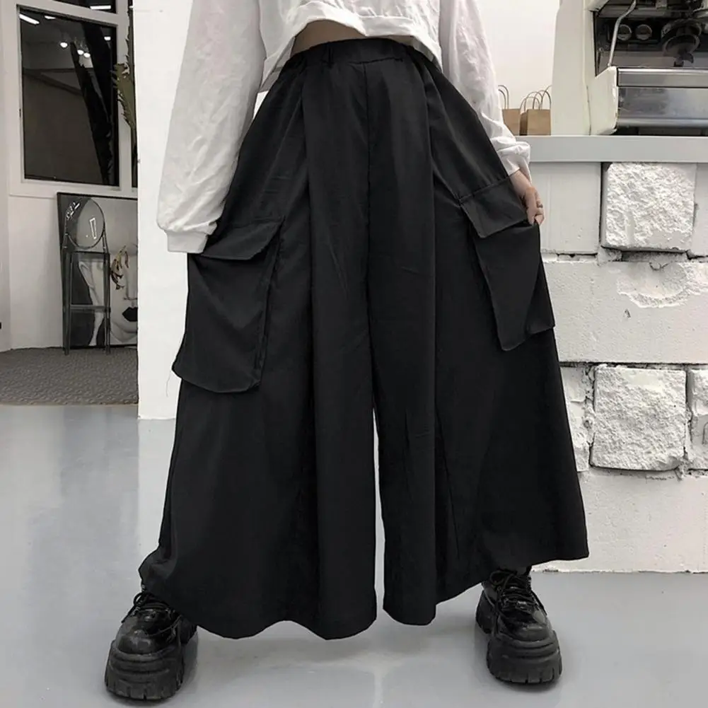 

Cargo Pants Women Big Pocket Oversize Wide Leg Pants Casual Female Trousers Streetwear pantalones de mujer 여성바지