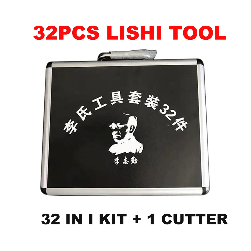 

32pcs/lot LiShi 2 in 1 tool 2in1 HU66 for car lock repair 1 Free Lishi Cutter locksmith tools repair set for car lock