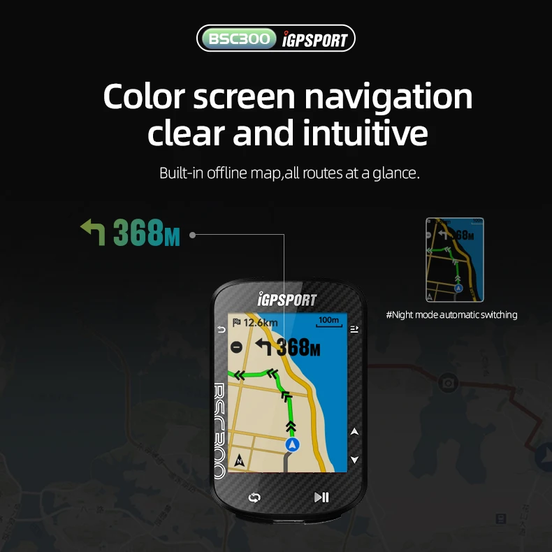 IGPSPORT BSC300 Bike Computer GPS Updata IGS620 GPS MTB Road Bicycle Computer Navigation Wireless Speedometer Digital Stopwatch