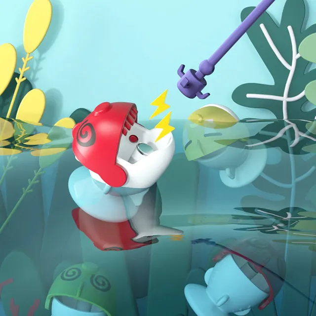 Montessori Magnetic Fishing Game for Children 4 to 6 Years Old Fish Games Toys for Boys Child Outdoor Water Table Play Beach Toy 3