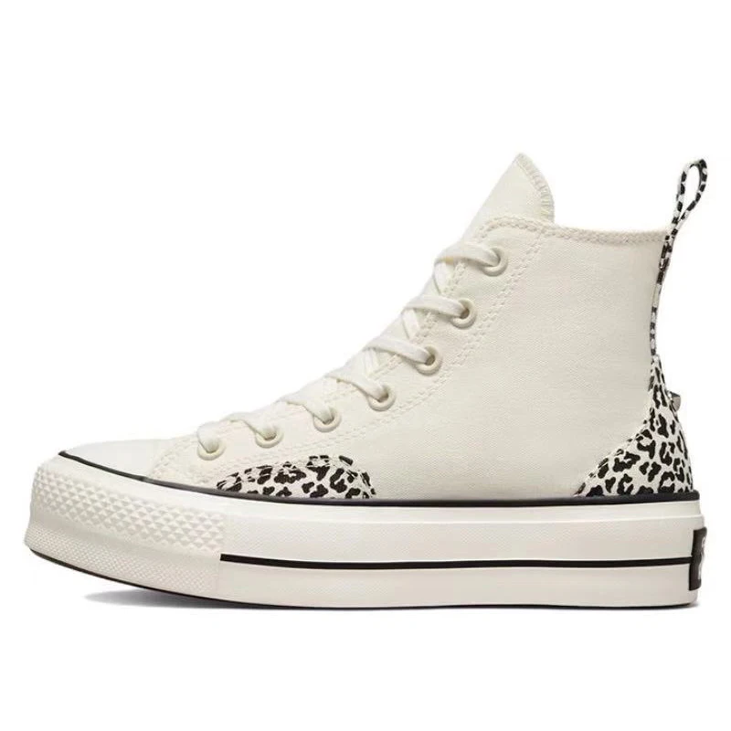 thumbnail image 1 of Converse Chuck Taylor All Star LiF - Zapatos de lona altos, antideslizantes y resistentes al desgaste, bordados, informales, para mujer, 1 of 5