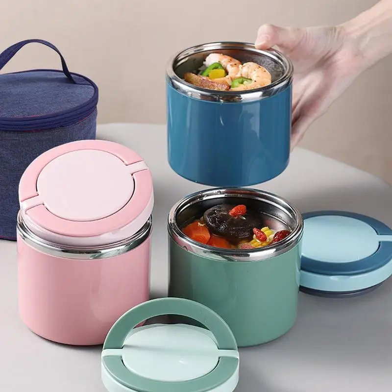 Food Jar Lunch Container Stainless Steel Thermo Keep Hot Lunch Box Food  Thermal Jar Insulated Soup Cup Thermos Containers - AliExpress