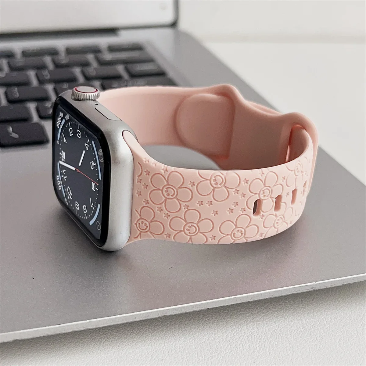 Watch Band For iWatch 42/44/45/49mm 38/40/41mm Silicone Fashion Watch Strap for Watch Series Ultra2 Se 9/8/7/6/5/4/3/2/1_voghion.com