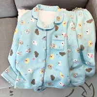 Korean Style Colourful Dot Women's Sleepwear Set 2025 Autumn Winter New Pajamas Set Cute Lapel Neck Casual Homewear 2PC Suit - Image 5