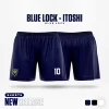 Blue Lock Navy Cartoon Anime Jersey Men Shorts Summer 2024 New Fashion Women Short Pants Sport Children Bottom 4