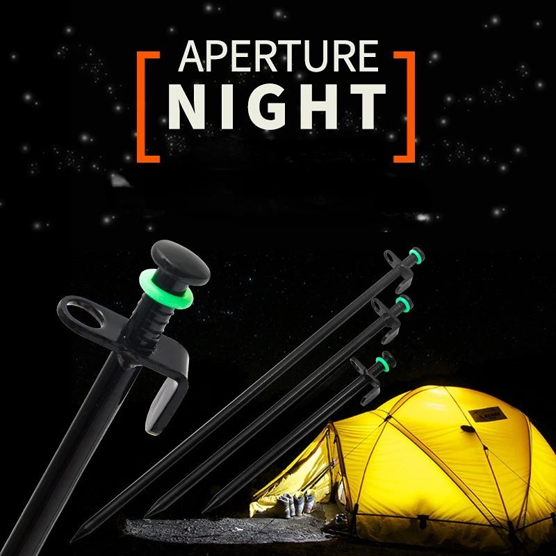 10/20pcs Fluorescent Silicone Tent Nail Ring Luminous Oshaped Fishing