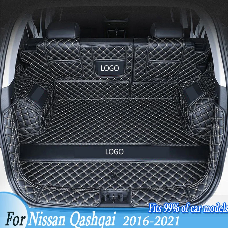 

For Nissan Qashqai J11 2021 2020 2019 2018 2017 2016 Car Cargo Rear Boot Liner Trunk Mats Protector Accessories Rugs