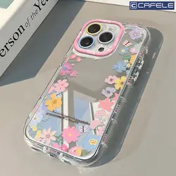 Minimalist Floral Mirror Phone Case with Elegantly Simple Design - iPhone 15 Plus (A1)