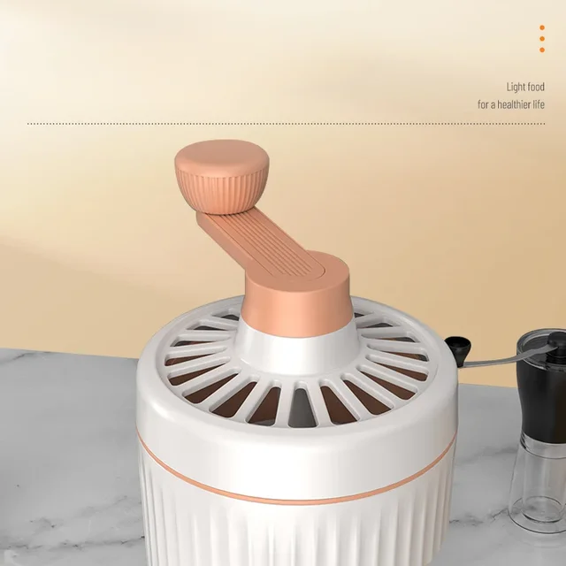 Ice Machine Household Small Continuous Ice Machine Manual Shaved Ice Machine Ice Maker Smoothie Hand-cranked Ice Crusher 4