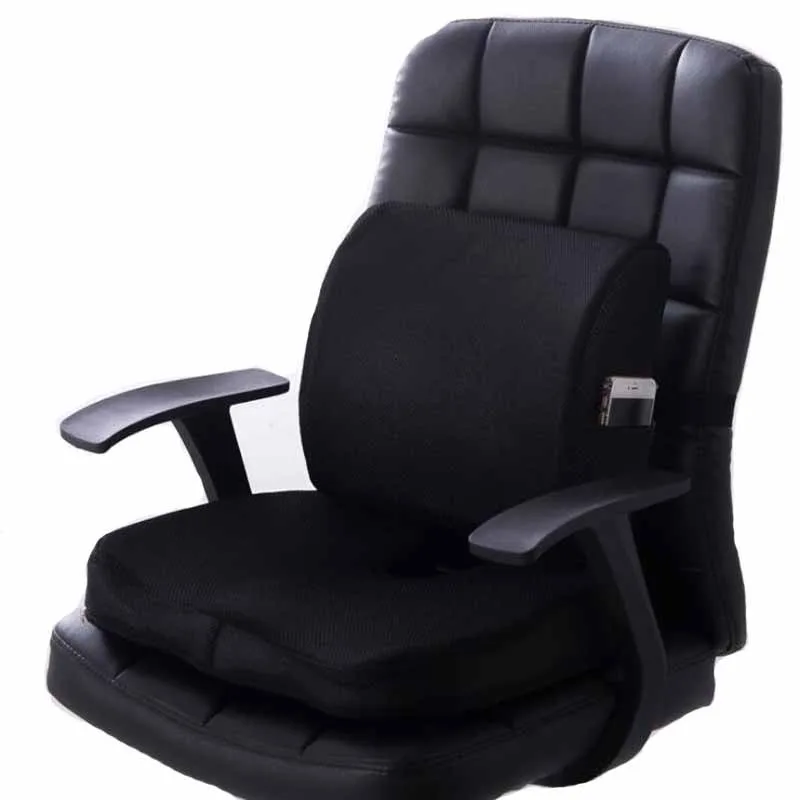 

Car Seat Cushion Coccyx Orthopedic Memory Foam Seat Massage Chair Back Cushion Pad Office Massage Cushion