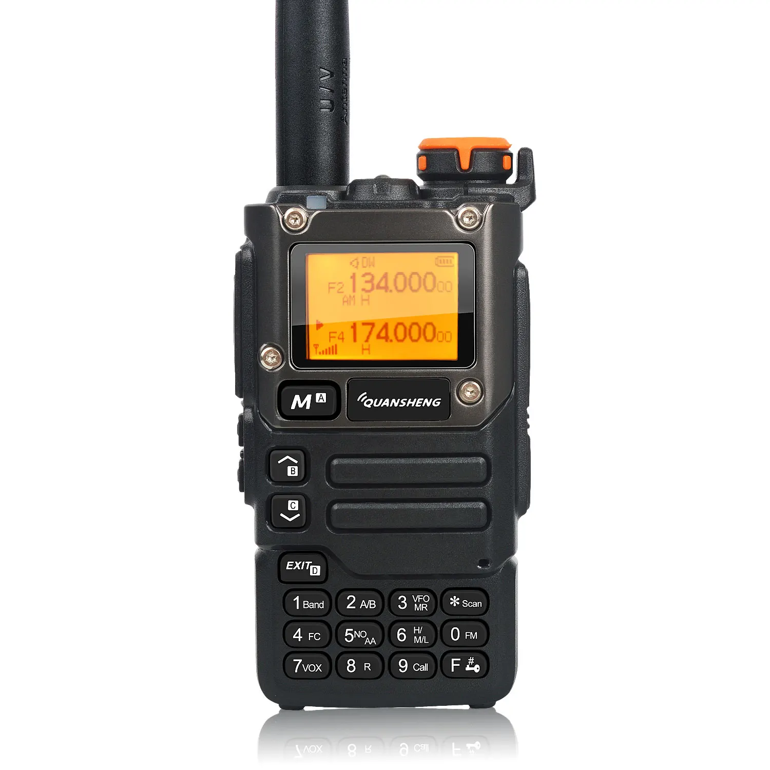 PUEKEO Quansheng UV K5 8 Plus draagbare dual-band twee-weg radio (VHF/UHF) 5W FM walkietalkies output NOAA weerswaarschuwing