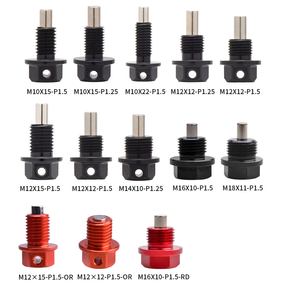 Universal M8*1.25 M10*1.5 M12*1.5 M14*1.5 M16*1.5 M18*1.5 Oil Drain Plug &Oil Drain