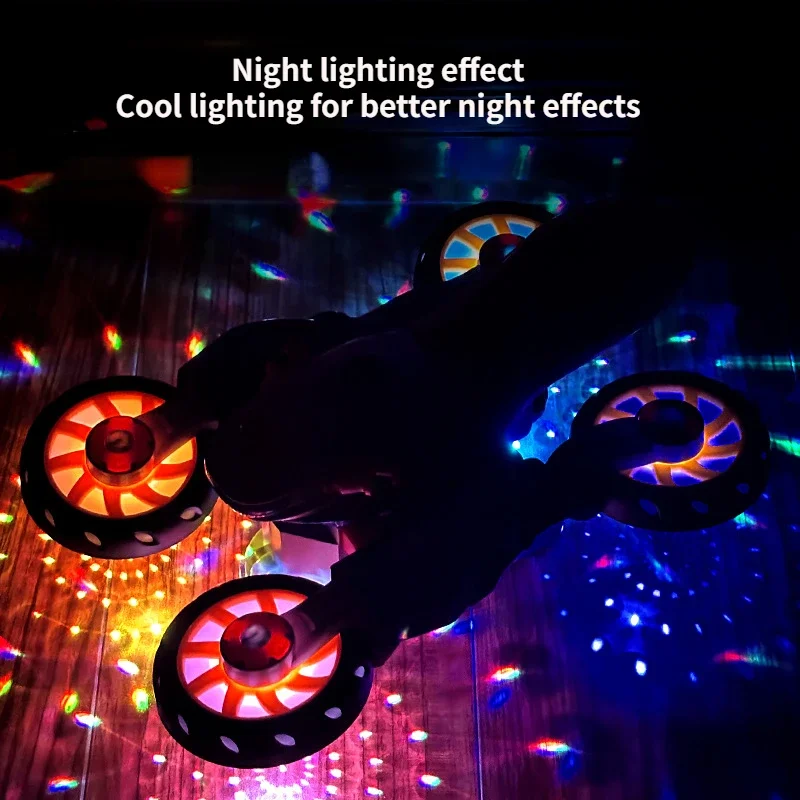 Transforming Motorcycle, Electric Rotating With Lights And Music