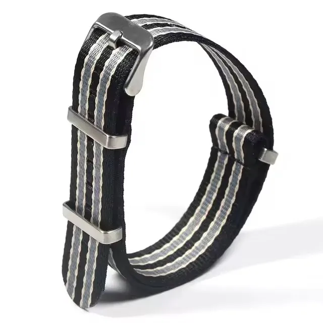 Comfortable Nylon Military-Style Washable Watch Band for Men