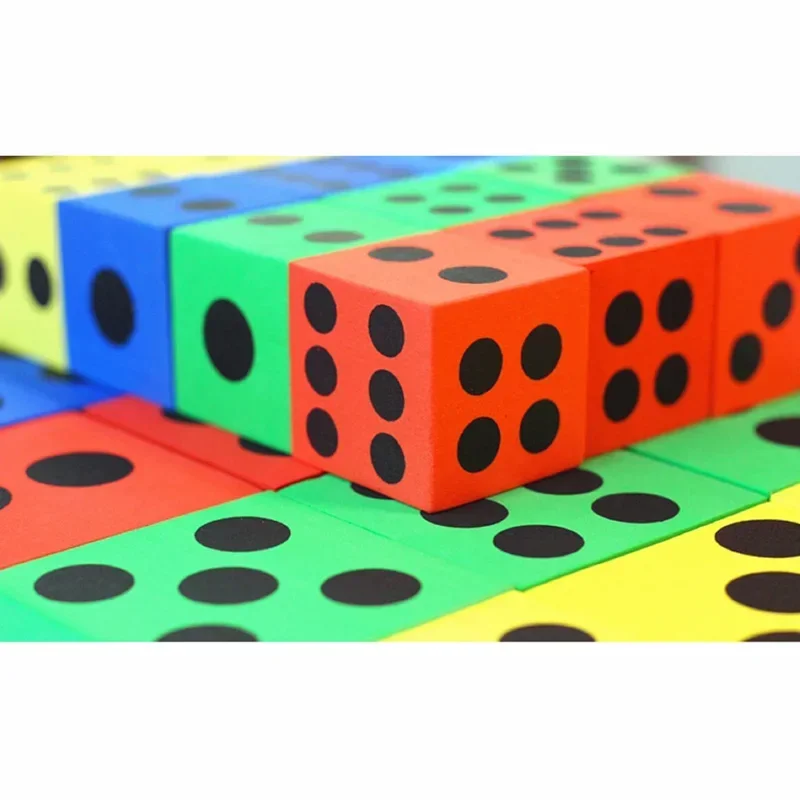 Dice Set 5 PCS/Lot EVA Foam 6 Sided Club/Party/Family Games