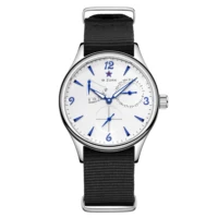 Nouveau 1963 40mm hommes pilote automatique montre mécanique mouette ST17 saphir cristal étanche rétro Style 5
