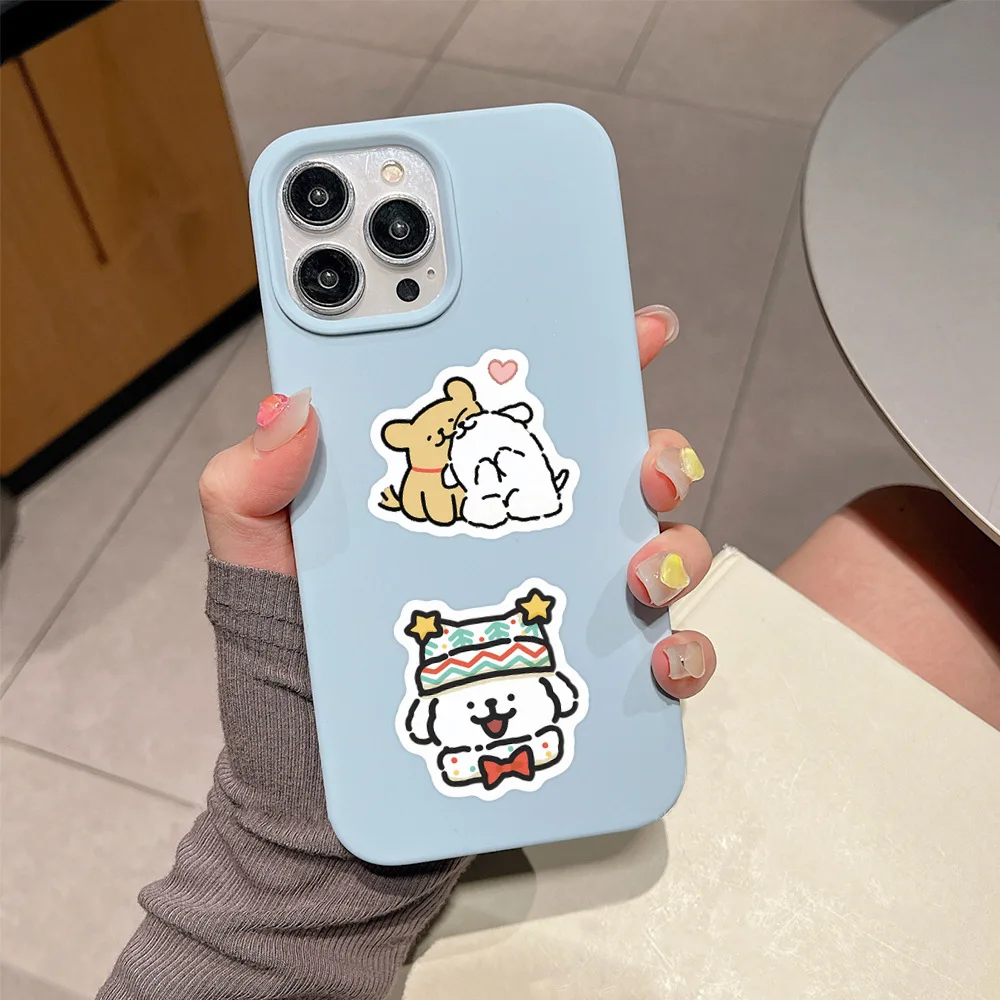 50/100PCS Kawaii Linien Welpen Aufkleber Nette Cartoon Lustige Graffiti Aufkleber kinder Spielzeug für Wasser Tasse Gepäck telefon Fall – Detail 6