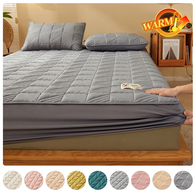 High Quality Mattress Cover Thicker Elastic Comfortable Touch Couple