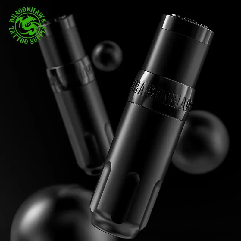 Dragonhawk X5 New 4.0mm Stroke LED Display Wireless Rotary Tattoo Brushless Motor Battery Pen Body Art Permanent Makeup Machine
