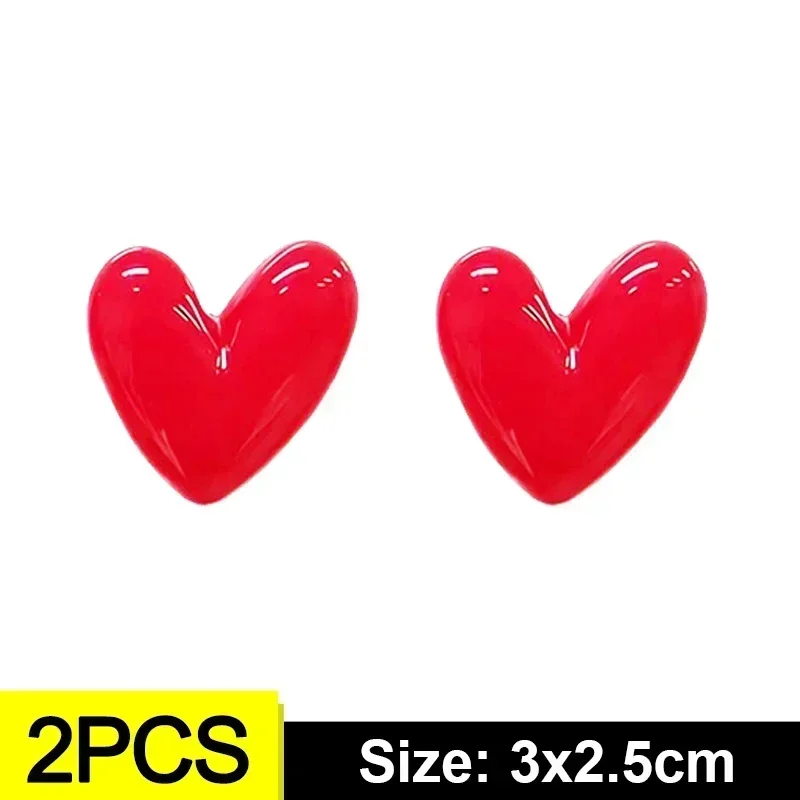 2/20Pcs 심장 냉장고 자석 빨간 사랑 장식 크리 에이 티브 마그네틱