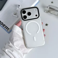 Sleek Skin - Smooth Matte Hard PC Case with Shockproof Translucent Design for iPhone 12 Pro Max (White)