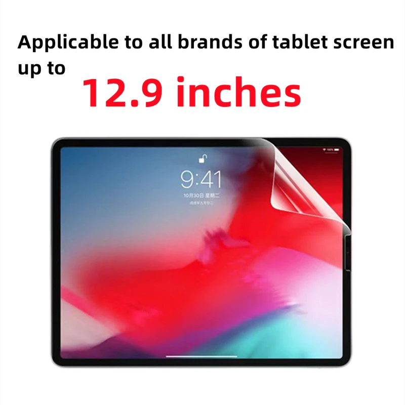 Filme de Hidrogel hd 320x225 mm para Ipad Tablet Computador Universal Tpu Fosco 10 Peças 12.9 Polegadas a4 - Imagem 3