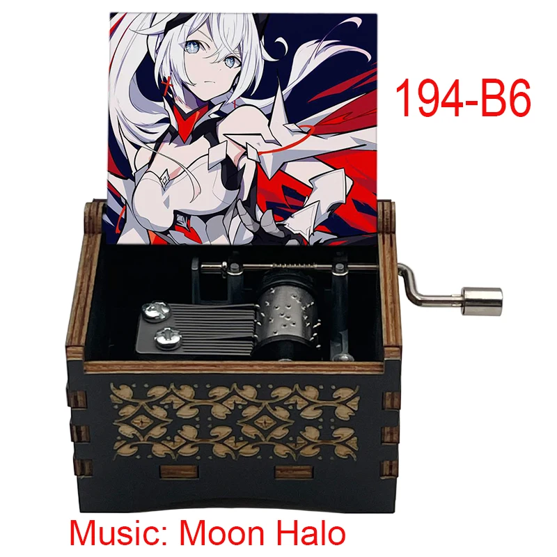 Game Honkai Impact 3 hand Music Box Anime Moon Halo music Toy For Kid Gift students birthday gift