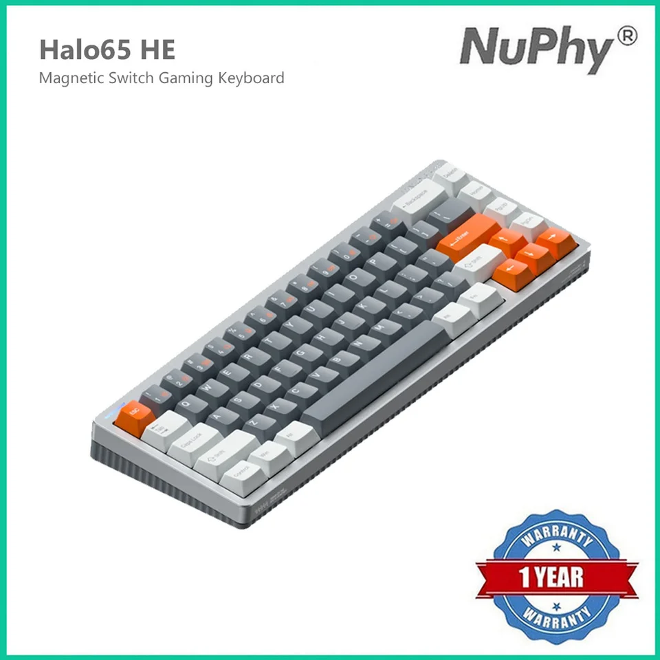 NuPhy Halo65 HE Magnetic Switch Keyboard Gaming Hot Swappable