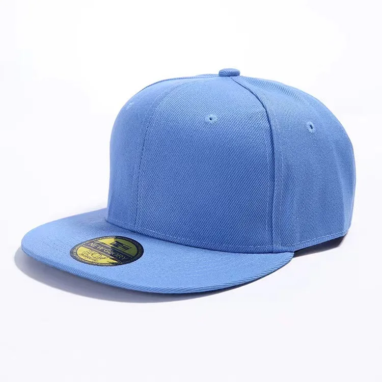 Baseball Caps For Men Women Unisex Hip Hop Solid Color Flat Brim Snapback Hats For Women Spring Summer Sun Hat Street Dance Kpop - 5