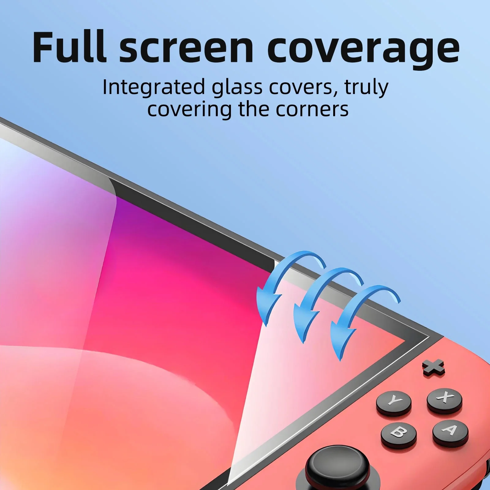 Premium Tempered Glass Screen Protector - Anti-Scratch Protective Film for Nintendo Switch Accessories