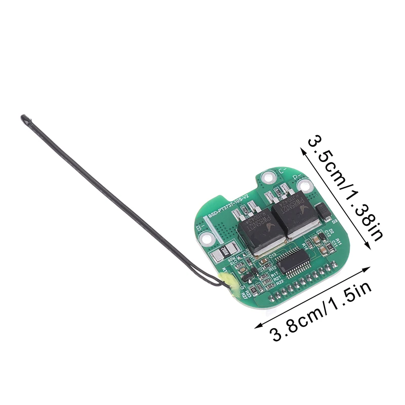 스쿠터 18650 리튬 배터리 팩용 온도 조절 기능이 있는 10S 36V 15A BMS 분할 포트