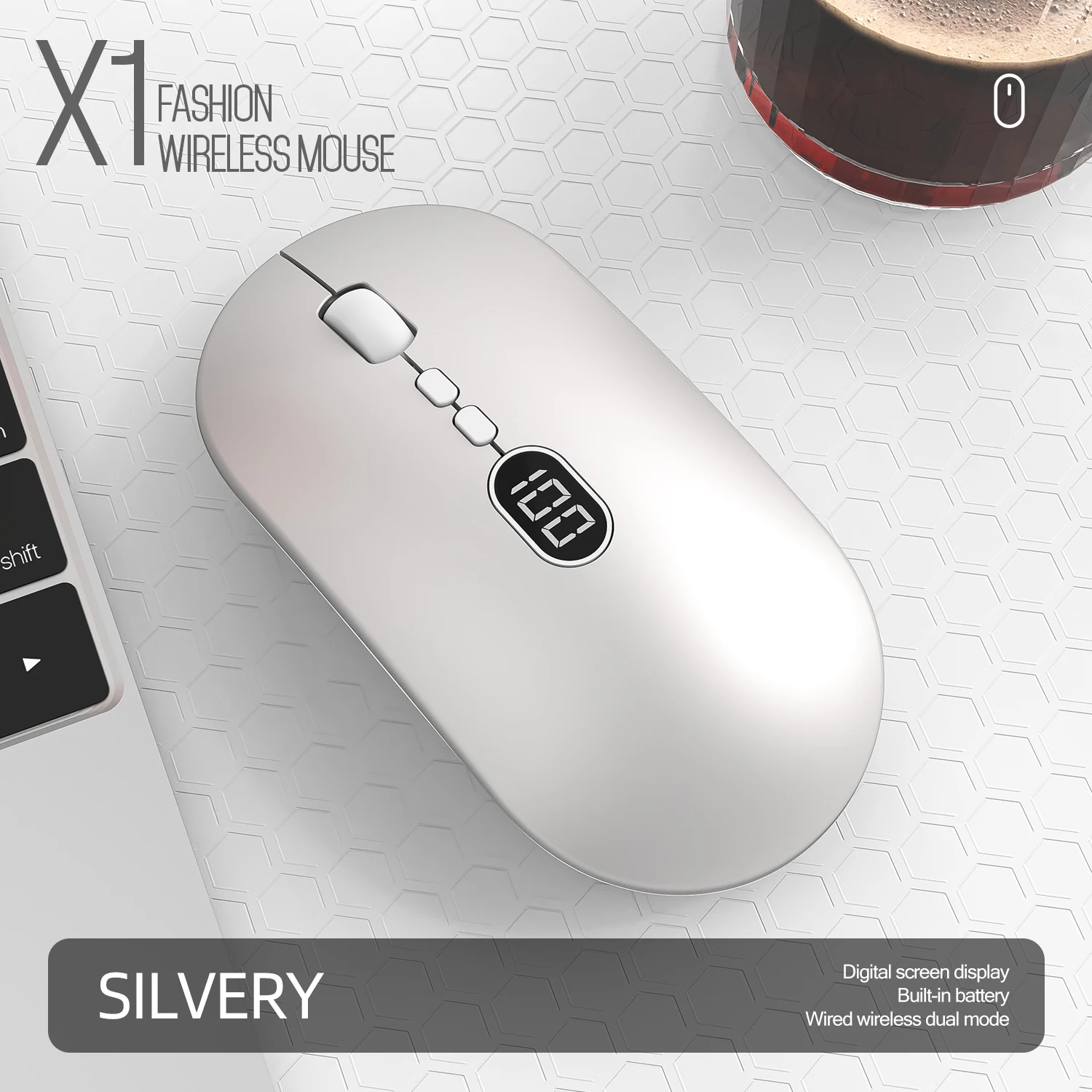 silvery