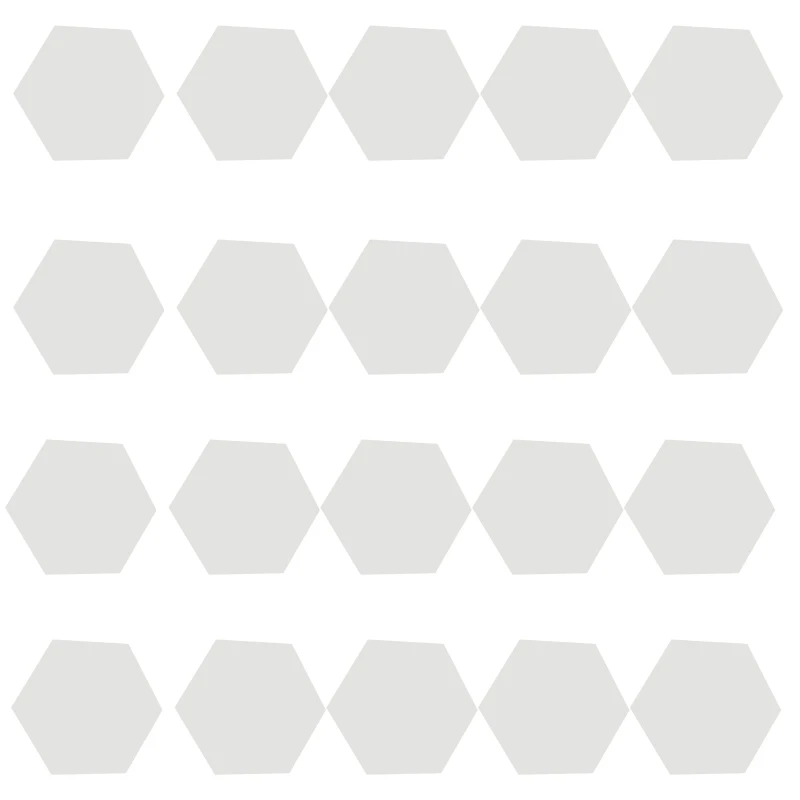 New 20pcs Clear Hexagon Acrylic Place Card Names for Wedding Party Event Decor Blank Guest Name Cards Table Settings Cards