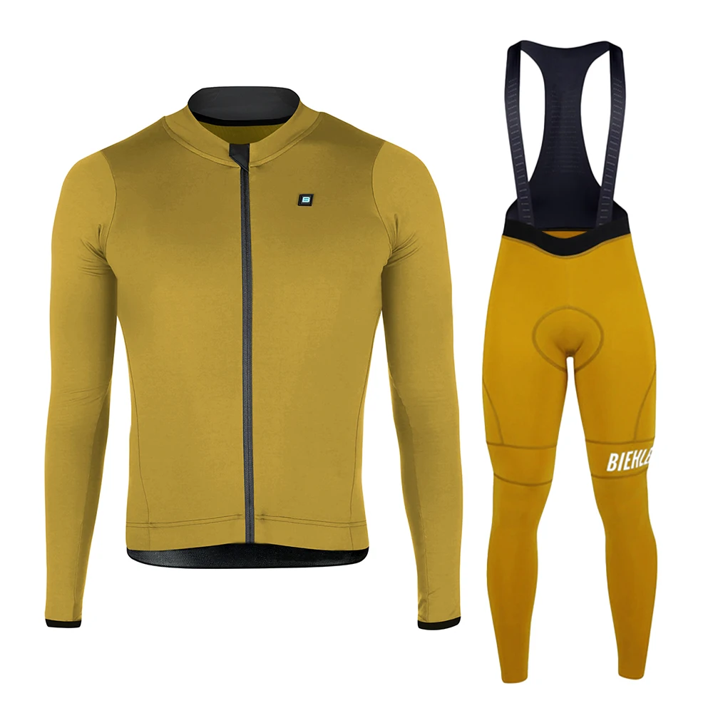 Men Cycling Jersey Set Spring/Autumn Team Bike Breathable Long Clothes Sleeve Suit Comfortable Top Sportswear Pants cycling suit cycling jersey set cycling jersey cycling pants