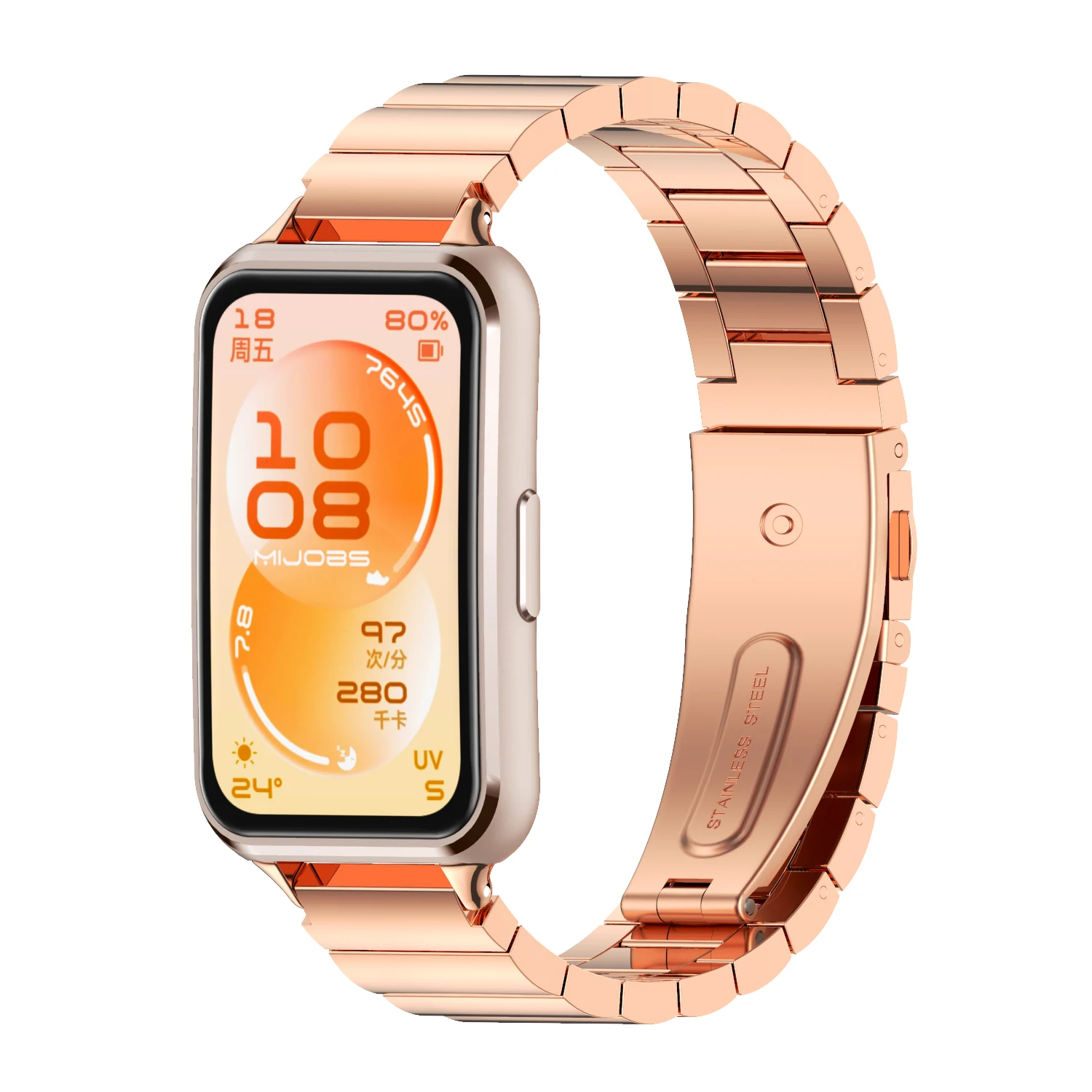 Stainless Steel Metal Watchband Strap