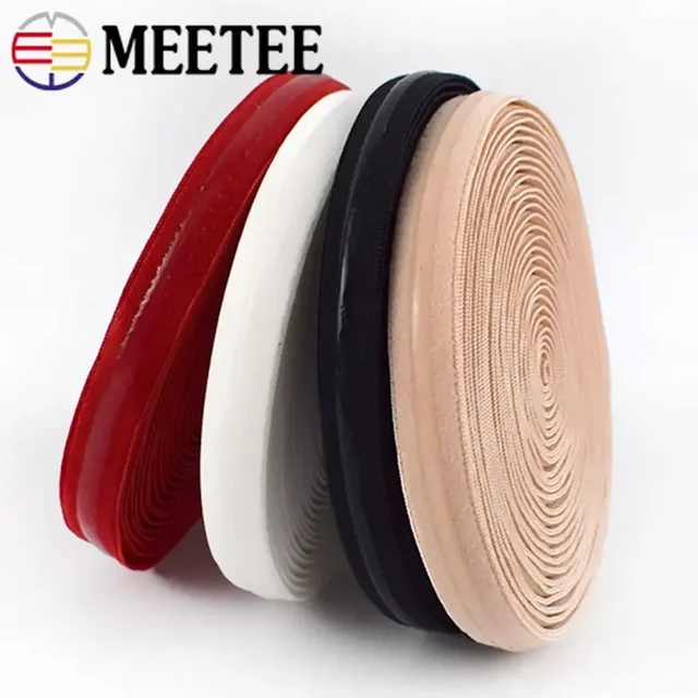 10/20Meters Non-slip Elastic Band 10-20mm Silicone Stretch Tape Bra Strap  Underwear Garment Sewing Supplies Material Accessories