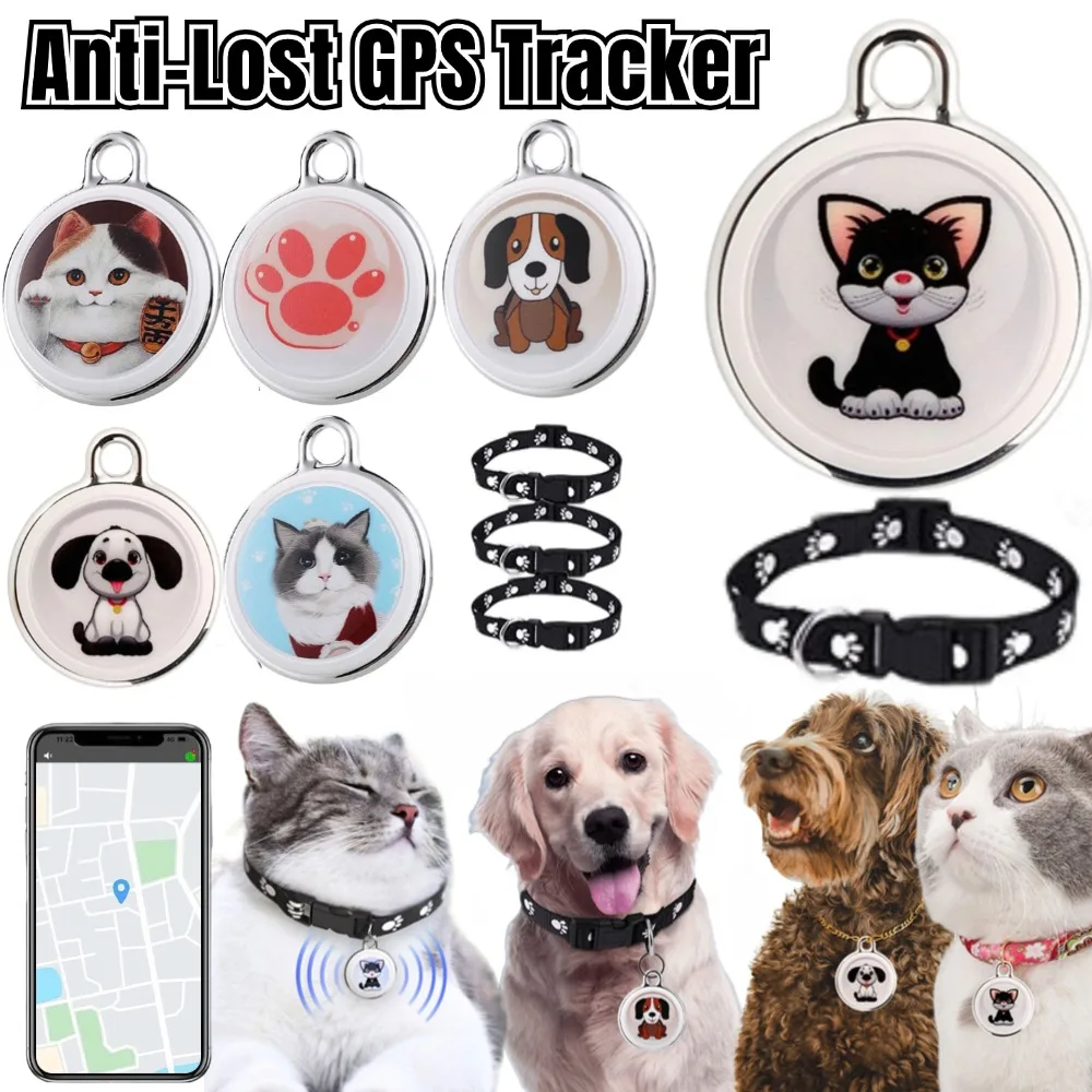 Airtag GPS Tracker Smart Locator Dog Brand Pet Detection Wearable Tracker Bluetooth for Cat Dog Bird Anti-lost Collar